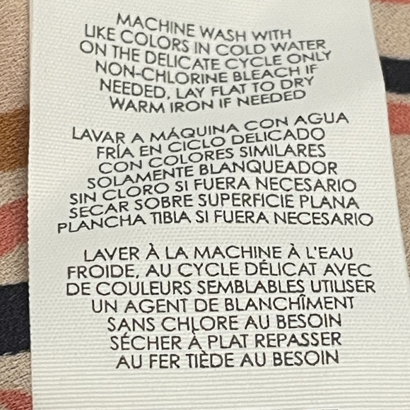 CABI Marni Abstract Blouse,‎ Womens, Medium, Cream - Picture 6 of 7